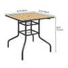 Picnic Table Outdoor Camping Patio Party Dining Tables Garden Furniture Metal