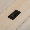 Upholstered Ottoman Storage Bed, 4ft6 Double Bed Frame with LED & USB, Beige