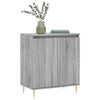 Sideboard Storage Cabinet - Grey Sonoma Engineered Wood with robust Legs A2K7