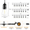 HEAVY DUTY FESTOON E27 IP65 WATERPROOF LED OUTDOOR GARDEN STRING LIGHTS Evpevykk