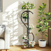 5-Tier Plant Stand S-Shaped Corner Plant Stand Outdoor Planter Display Shelving