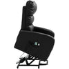 Recliner Chair Heated Electric PU Leather 8Point Massage Sofa Armchair W/ Remote