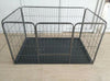 Heavy Duty Cozy Pet Puppy Playpen Run Crate Enclosure Welping Dog Cage inc Floor