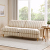 Dusk Hampshire Natural Stripe Textured Weave 3 Seater Sofa RRP £999