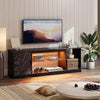 LED TV Stand for 55/60/65 Inch TVs Gaming Entertainment Center with Cabinet