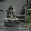 Electric Relaxation Waterfall Indoor Desktop Decor Water Fountain with LED Light