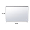 Metal Framed Wall Mirror Vanity Accent for Bathroom Entryway Hall Living Bedroom