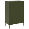Highboard Olive Green 68x39x101.5 Cold-rolled Steel O8C7