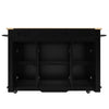 Kitchen Island on Wheels Rolling Kitchen Storage Trolley with Extendable Worktop