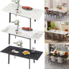 Extra Long Extendable Dining Table Strong Stains-proof Kitchen Table For Party