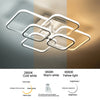 LED Ceiling Light Modern Aluminium Chandelier Lamp Kitchen Bed Living Room