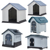 Large Dog Kennel Pet House Weatherproof Indoor Outdoor Animal Shelter with Door