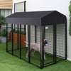 XXL-Large Outdoor Dog Kennel Pet House Enclosure Run Cage Galvanized Steel Fence