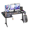 XL Large Gaming Desk Office PC Computer Desk Table RGB Lights Controller Stand