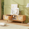 Costway TV Stand for 55-Inch TVs Mid Century Modern Entertainment Center