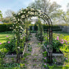 Heavy Metal Garden Arch Trellis Climbing Plants Vine Rack Outdoor Wedding Stand
