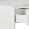 Dresser LED Dressing Table with Stool 5 Drawers Transparent Countertop
