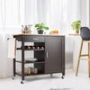 Kitchen Island Cart Rolling Storage Trolley Cart Wooden Kitchen Serving Utility