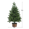 2FT Tabletop Artificial Mini Tree Decoration W/ 50 Branch Tips