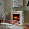 Electric Fireplace with Surround, LED Flame & Mood Light – Endeavour Ebberston