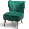 Scallop Back Armchair Cocktail Sofa Accent Seat Living Bedroom Cafe Lounge Sofa