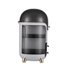 Clear Desktop Cosmetic Storage Box Make Up Organizer 2 Drawers Lidded Case Rack
