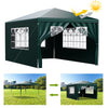 4x3m Heavy Duty Marquee Gazebo Waterproof Outdoor Garden Canopy Party Tent Green