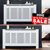 Radiator Cover Adjustable White Painted MDF Wood Cabinet Traditional Furniture