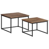 Nesting Coffee Tables Table End 2 pcs Solid Wood Teak vidaXL