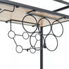 Industrial Drinks Trolley Kitchen Bar Shelves Storage Unit Wine Serving Cart UK