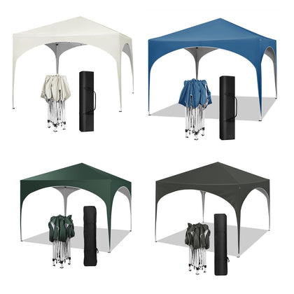 3x3m Gazebo Marquee PE Awning Waterproof Beach Garden Party Camping Tent Canopy