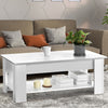 Lift Up Coffee Table With Storage Shelf Living Room Home Office Furniture Hiesss