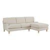 Dusk Hampshire Beige Textured Weave Right Hand Chaise Sofa RRP£1200