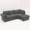 Luxury 2, 3 Seater Linen Fabric Couch Sofa Corner Chaise Settee Living Room Set
