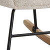 Wooden&Metal Frame Nursing Rocking Chair Glider Rocker Armchair for Living Room