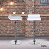 Bar Stool Set of 2 Counter Height Bar Chairs Swivel Adjustable Modern Armless