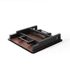 Drop Leaf Table Folding Dining Table With Mobile Wheels & Hidden Storage Shelf