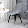 4pcs Dining Chairs Contemporary Lounge Dining Home Office Plastic Reception Seat
