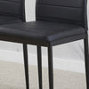 2/4/6 Dining Chairs Side Chairs High Back Velvet/Faux Leather Padded Seat Home
