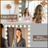 17 Dimmable LED Bulbs Hollywood Makeup Mirror Large Vanity Light Mirror Tabletop
