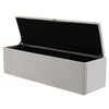 Ottoman Lift Storage Bed 4ft6 Double Upholstered Bed Frame with Ottoman Bench