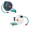 Wall Mounted 20m Auto Rewind Retractable Garden Hose Reel 9in1 Water Spray Pipe