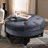 Round Large Coffee Table Low Tea Stand Side Stool Chair Padded Pouf Footstool UK