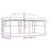 Foldable Party Tent - with 3 Sidewalls Green N2W7
