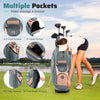 Lightweight Golf Cart Bag Golf Bag 14-Way Full Length Dividers Pink SVE38456JUSP