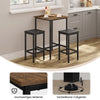 Breakfast Bar Table Metal Frame Long Counter Height Dining Sofa Console Table