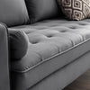 3 Seater Large Sofa Velvet Fabric Modern Couch Loveseat Settee for Home Office