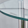 Nest Of 3 Nested Nesting Tables Side End Coffee Table Glass/Wood for Living Room