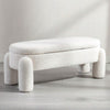 Upholstered Ottoman Storage Bench Sherpa Fabric Bed End Stool Hallway Shoe Bench