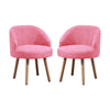 Set of 2 Accent Tub Chairs Occasional Lounge Sofa Chair for Living Room Bedroom
